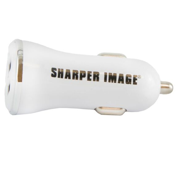 Sharper Image GoCharge Dual USB Car Charger in White, 2 Pack - Picture 4 of 6